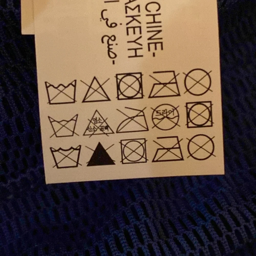 NWT. Zara X Kappa Kids Blue Backpack.